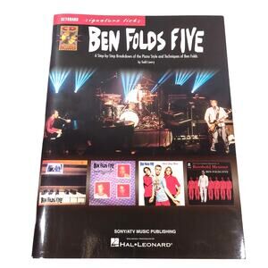Ben Folds Five Keyboard Signature Licks Music Book 16 Songs Sony Step by Step